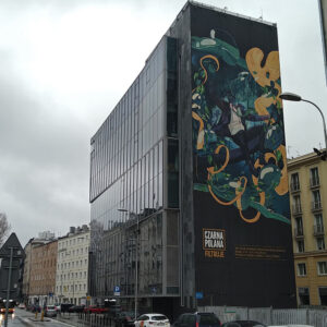 mural reklamowy w Warszawie