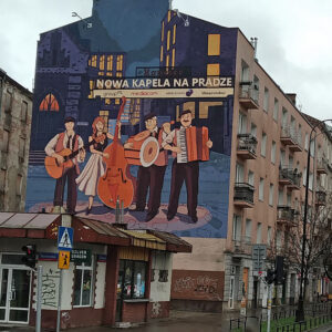 mural reklamowy w Warszawie