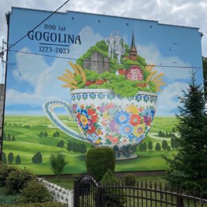 mural artystyczny w Gogolinie