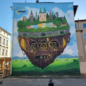 mural artystyczny Głuchołazy